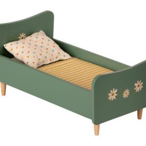 11-1005-01 LIT EN BOIS BLEUE MENTHE MINI MAILEG