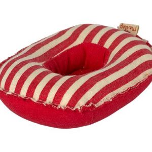 11-1403-01 RUBBER BOAT SMALL MOUSE RED STRIPE MAILEG