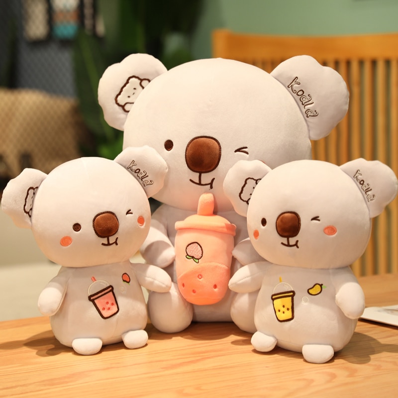 Peluche Koala avec Bubble Tea Orange – Image 2