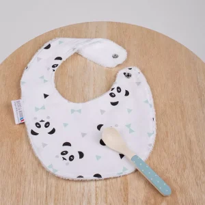 Bavoir Bambou Fait Main – Panda