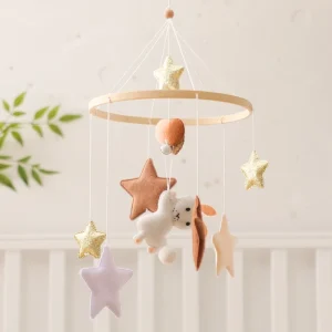 Mobile bébé – Léo le lapin